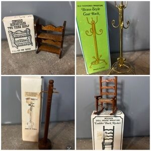 Miniature Dollhouse Furniture Set